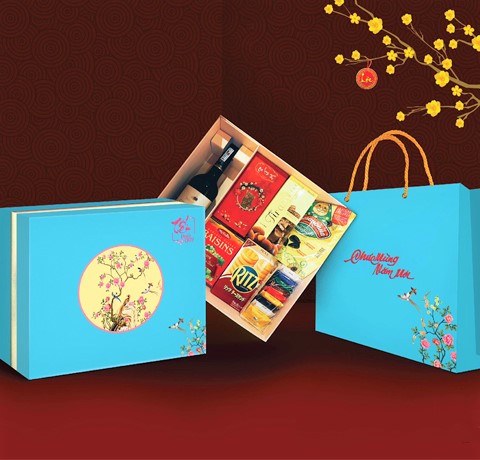 HỘP QUÀ TẾT 2023 - SET UP THEO YÊU CẦU MẪU 7